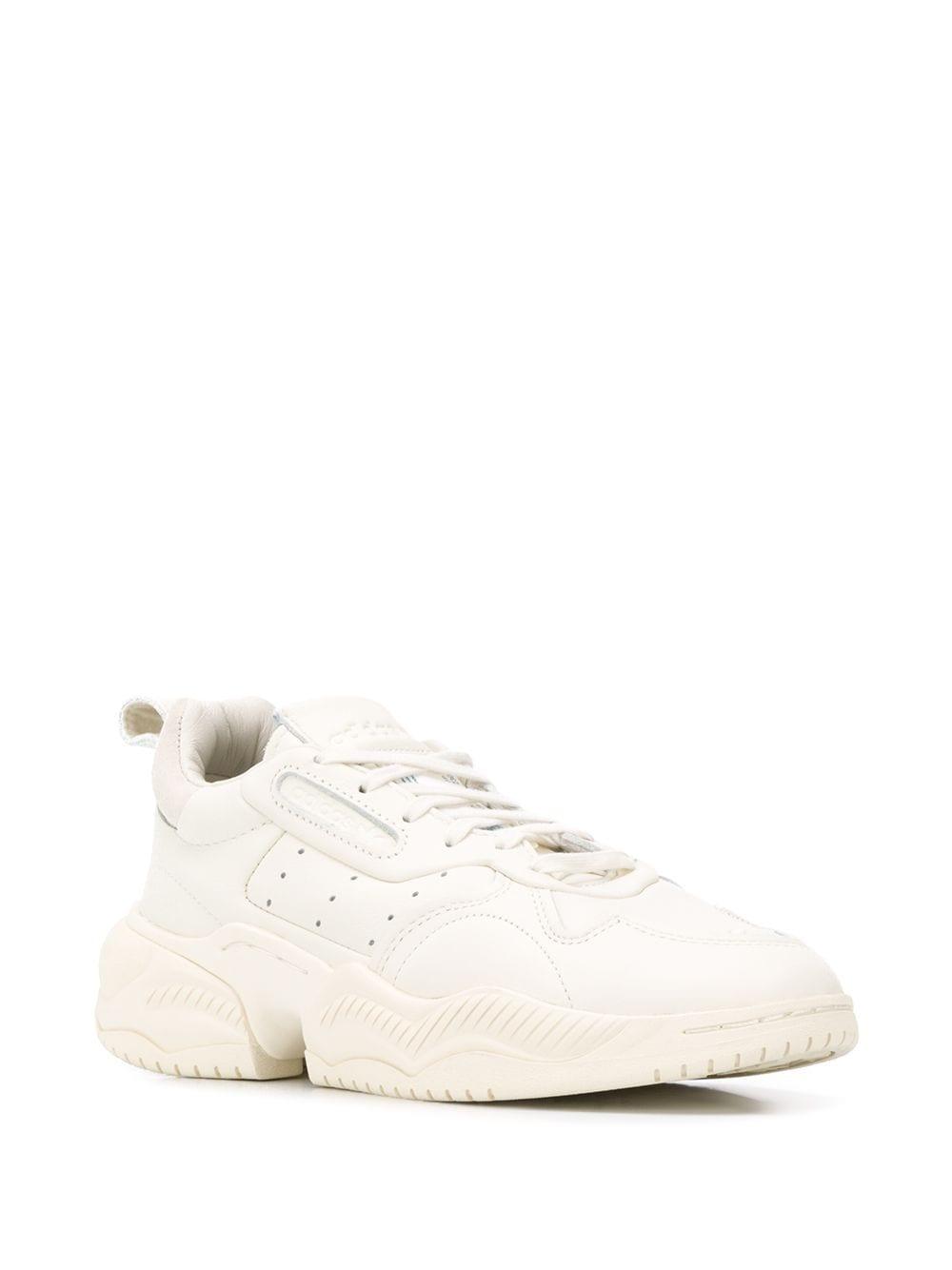 adidas Leather Chunky Sole Sneakers in White - Lyst