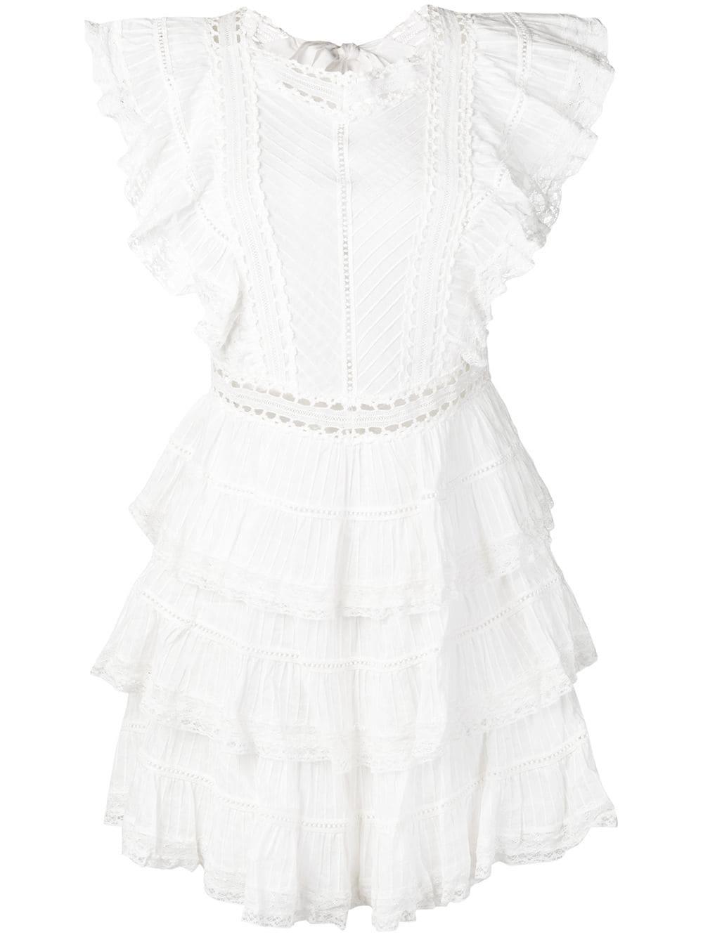 Zimmermann Lace Tiered Ruffle Mini 
