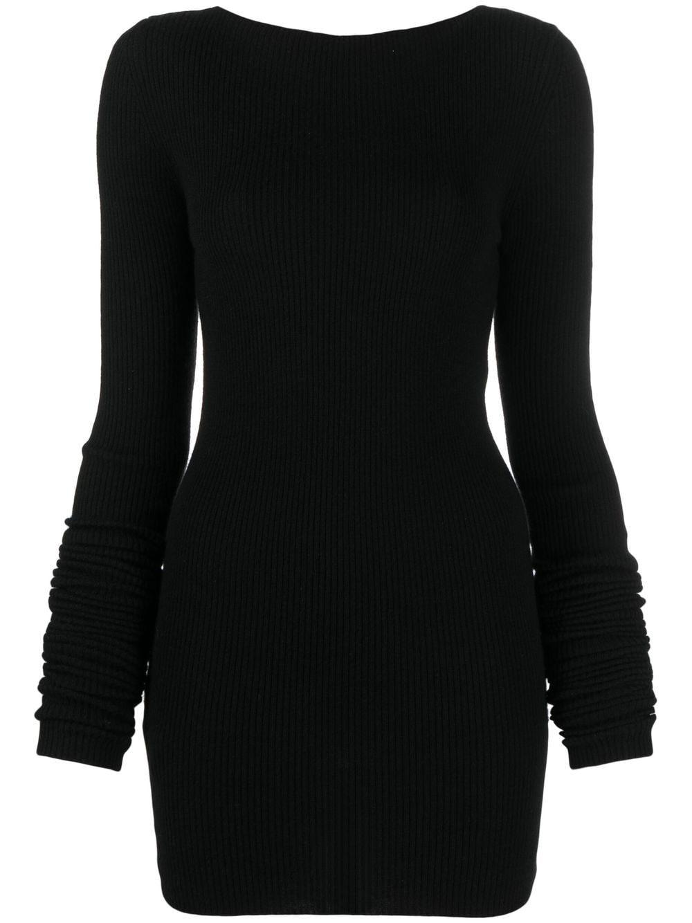 Rick Owens Cut-out Detail Knitted Top in Black | Lyst