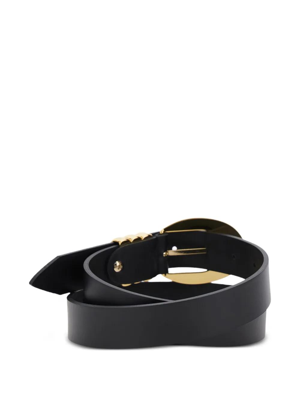 VIP【関税送料無料】希少 FEDERICA TOSI BROWN LEATHER BELT 2G67-48-5_side-Guertel-