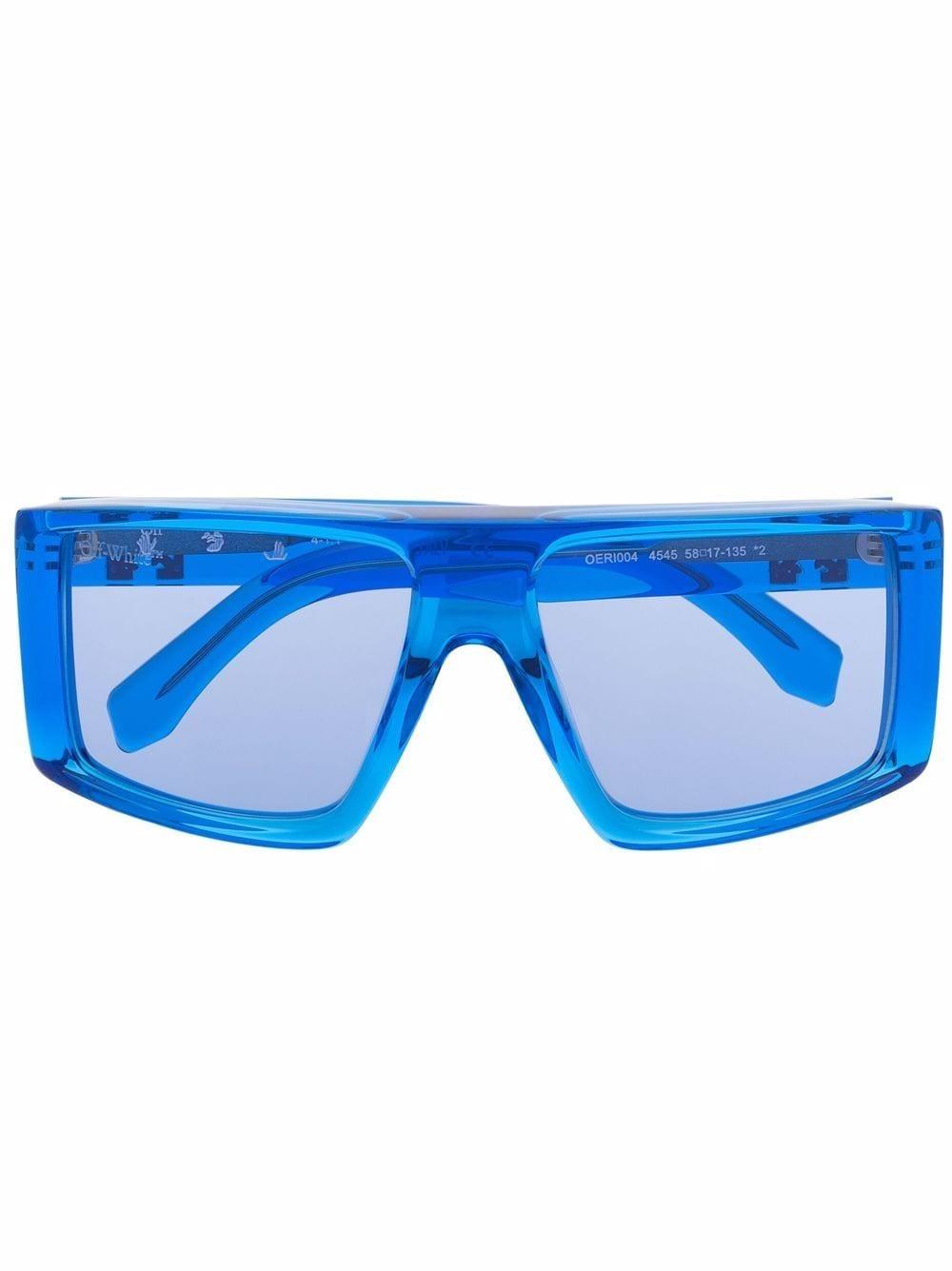 Off-White c/o Virgil Abloh Alps Oversize Sunglasses in Blue