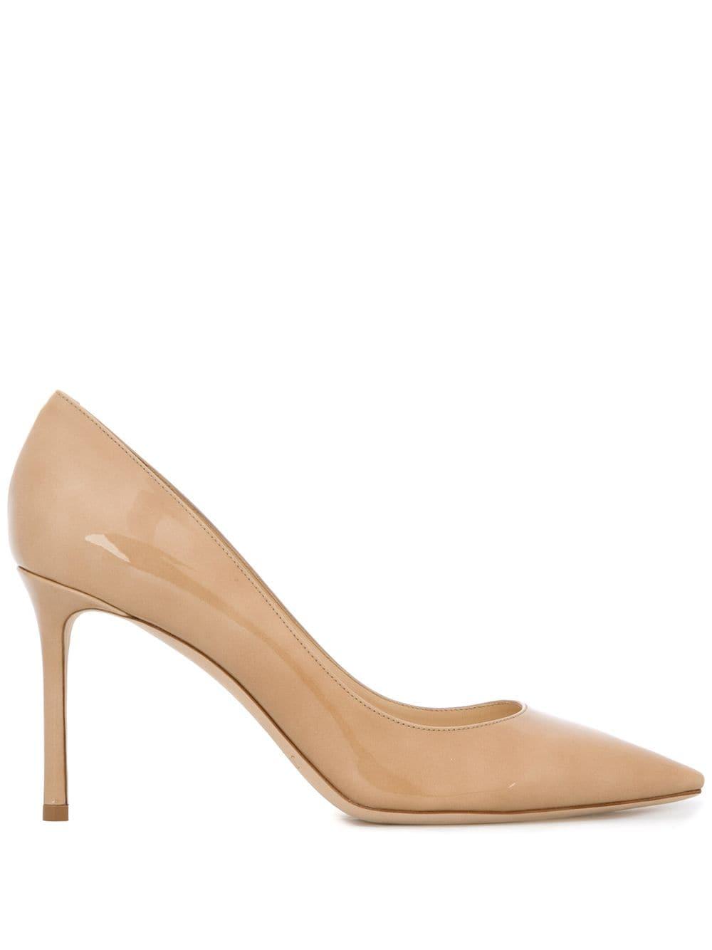 LAutre Chose Nude Patent Leather Pumps in Natural - Lyst