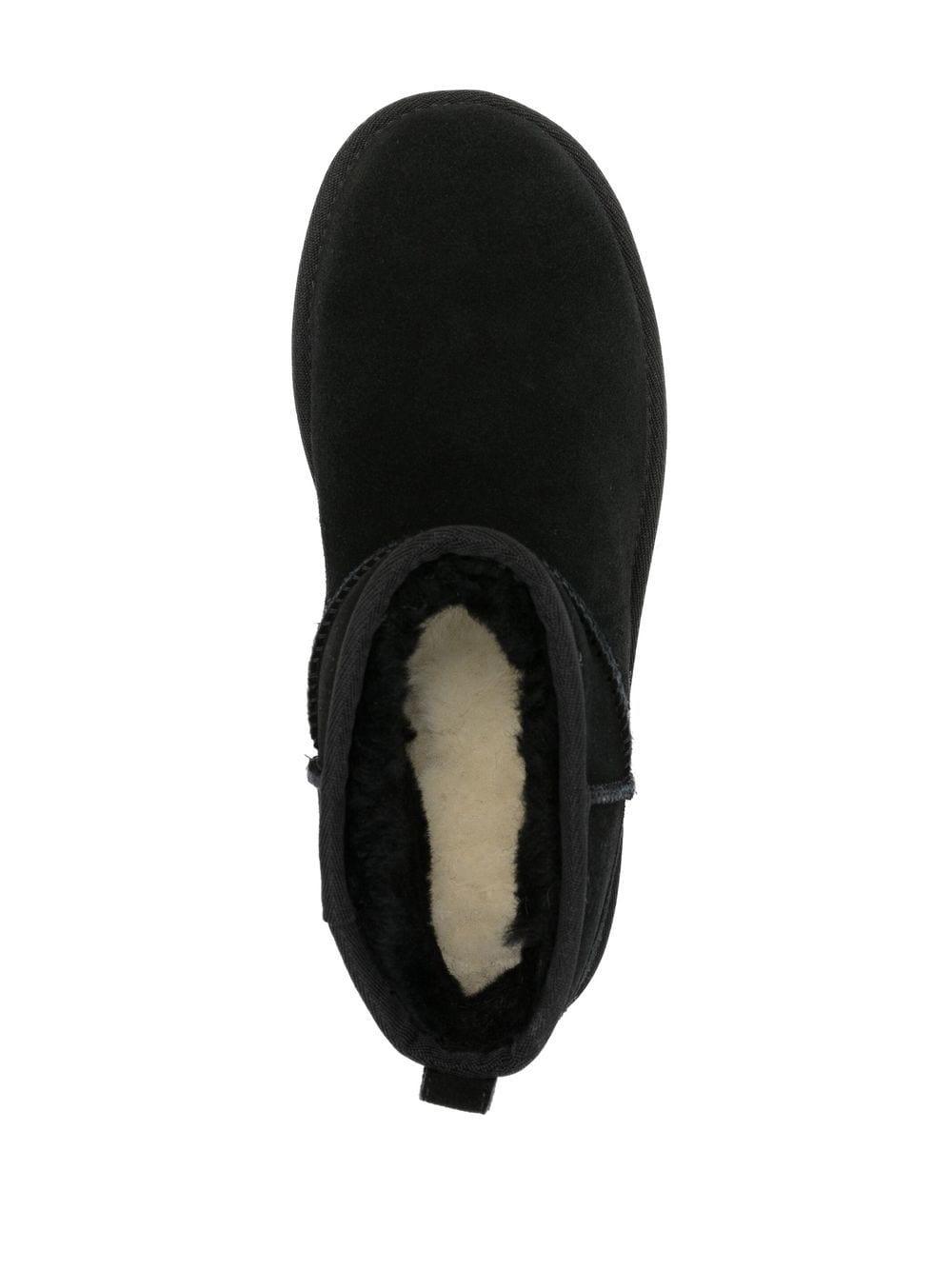 UGG Classic Ultra Mini Platform Boots in Black | Lyst
