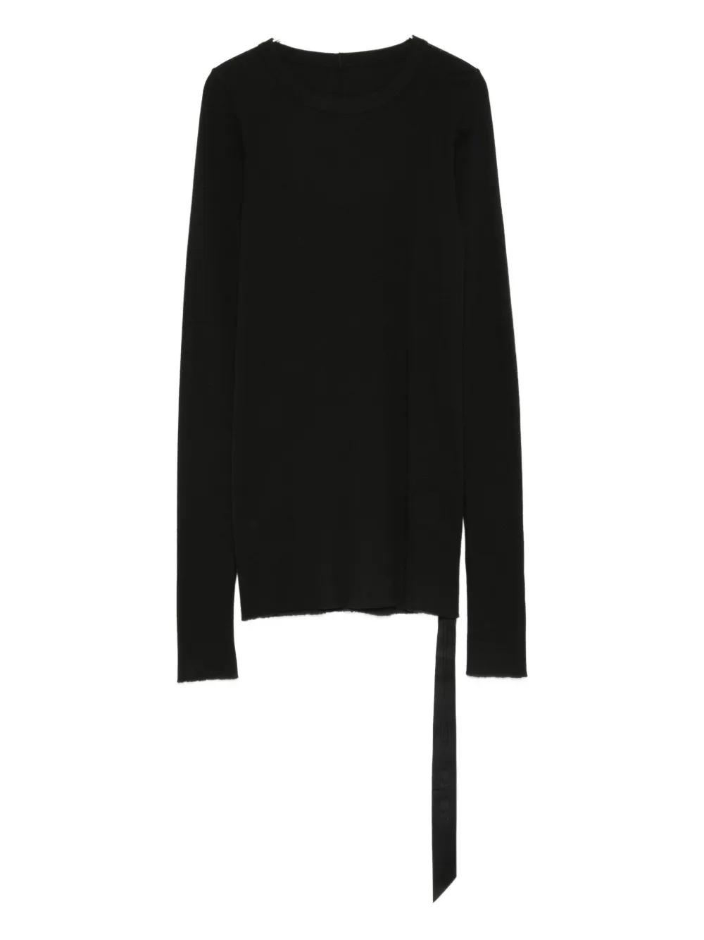 Tシャツ・カットソー Rick Owens Black Cotton Allanah Long Sleeves Top Rick Owens Allanah long sleeves top | The Fashion Square
