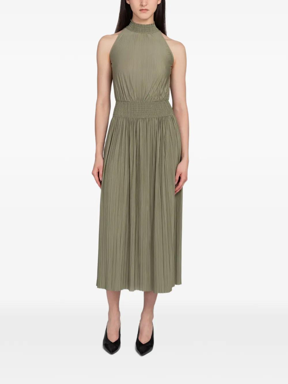 extra long flowy dress Tanya Ripple Maxi Black M / Black Springedit main image 0