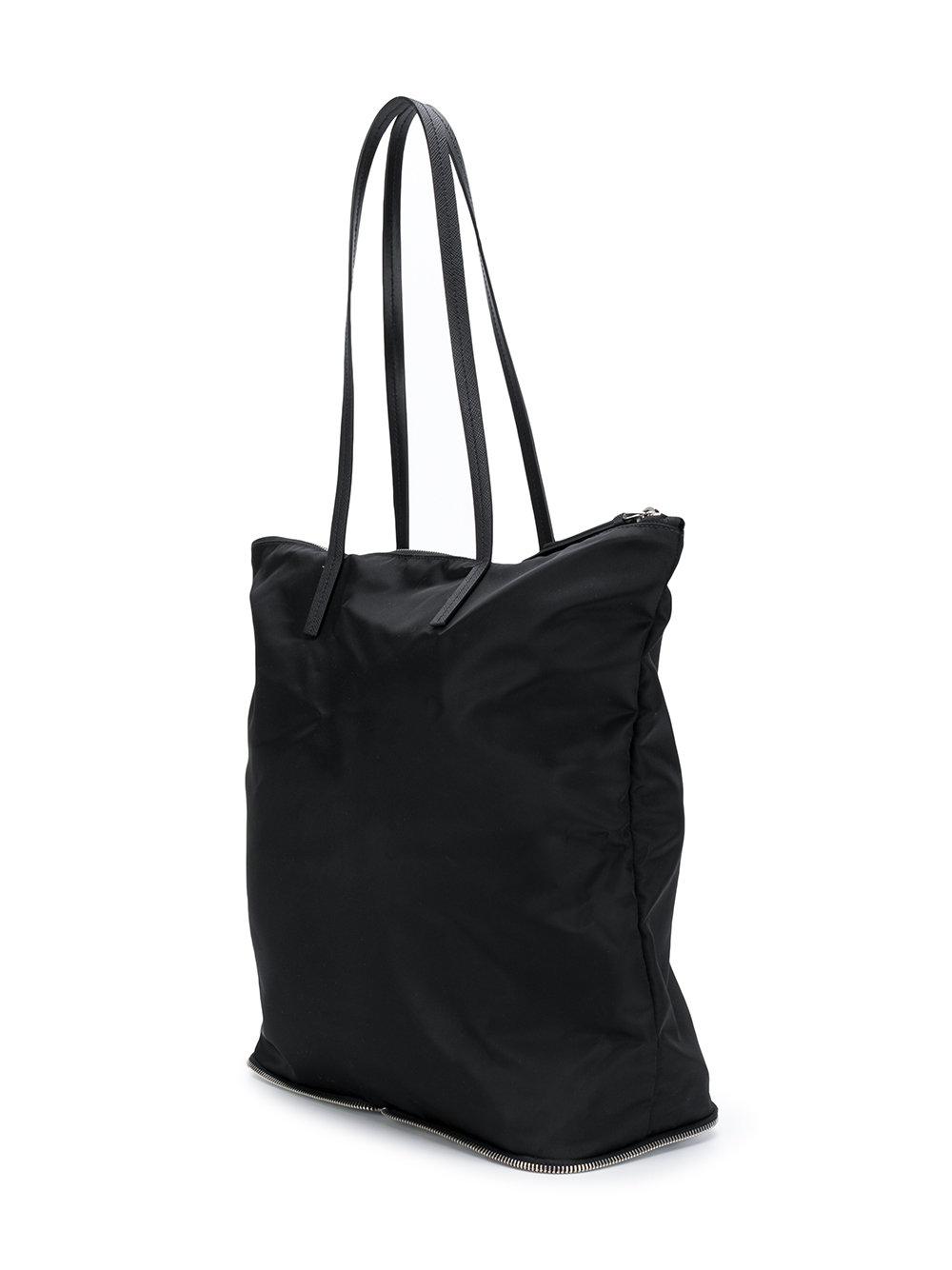 Prada Synthetic Foldable Shopper Tote Bag in Black | Lyst