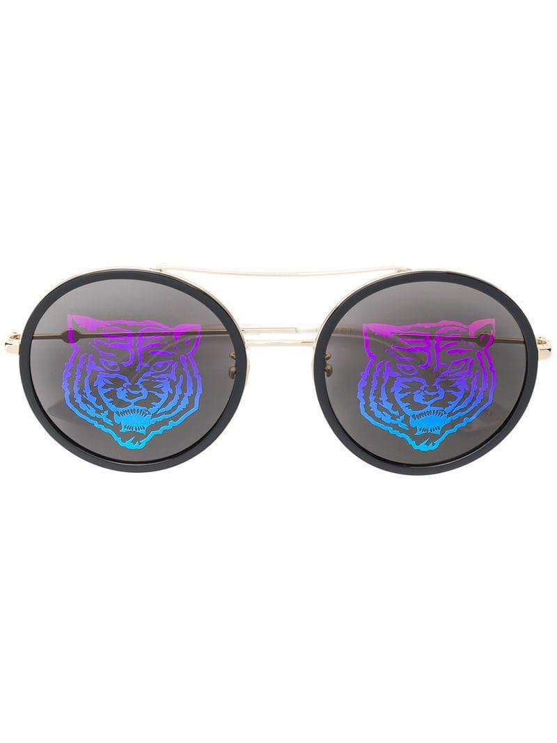Gucci Tiger Sunglasses GUCCI 52mm Square TIGER Head Sunglasses display picture 3