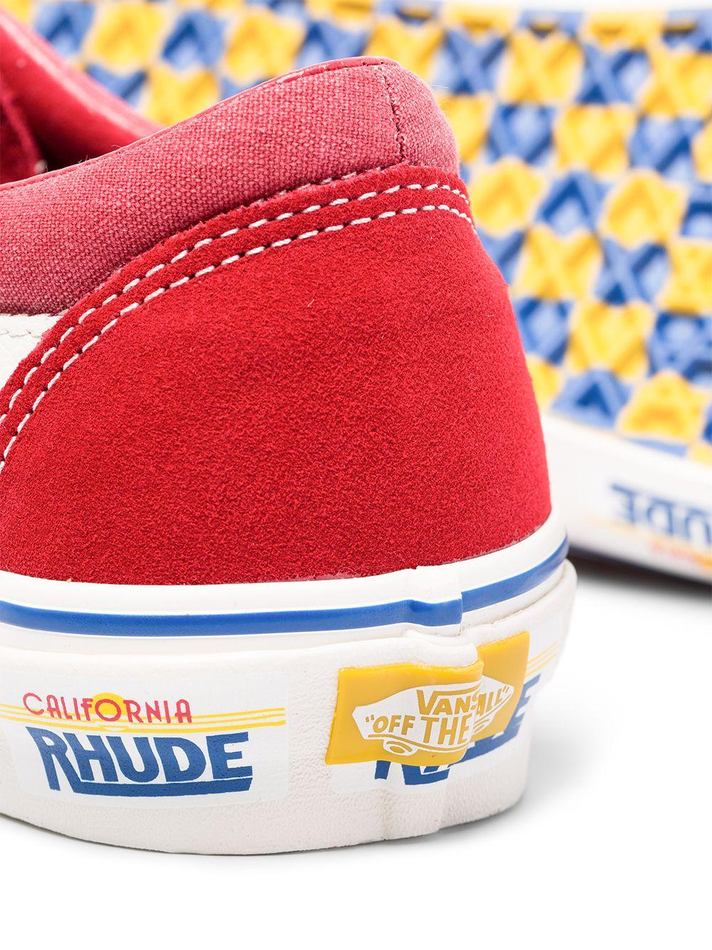 vans rhude bold ni red