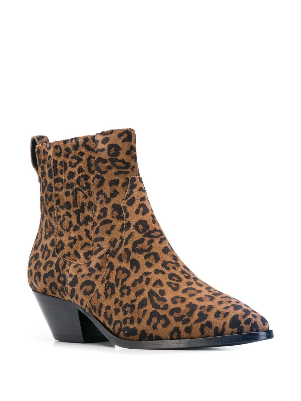 ash leopard boots