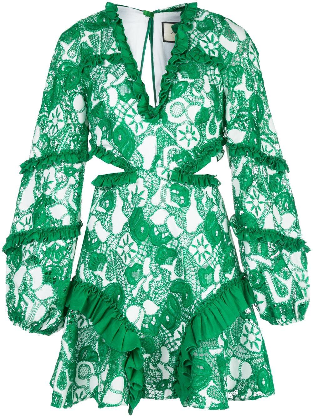 Alexis Imetta Lace Cutout Mini Dress in 