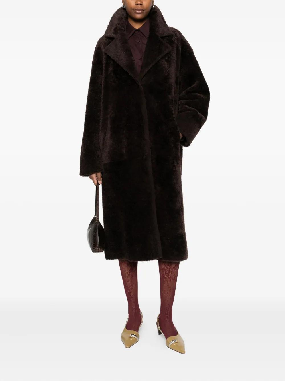 登坂広臣着 Casablanca SHEARLING ローブ コートブラウン L 登坂広臣着 Casablanca SHEARLING ローブ コートブラウン L