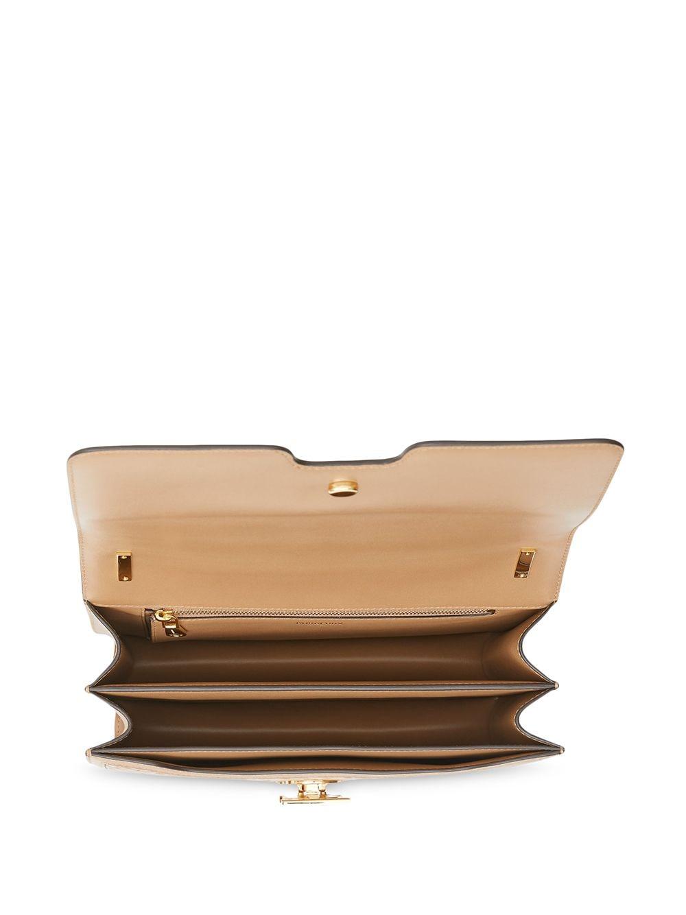 medium quilted monogram lambskin tb bolsa