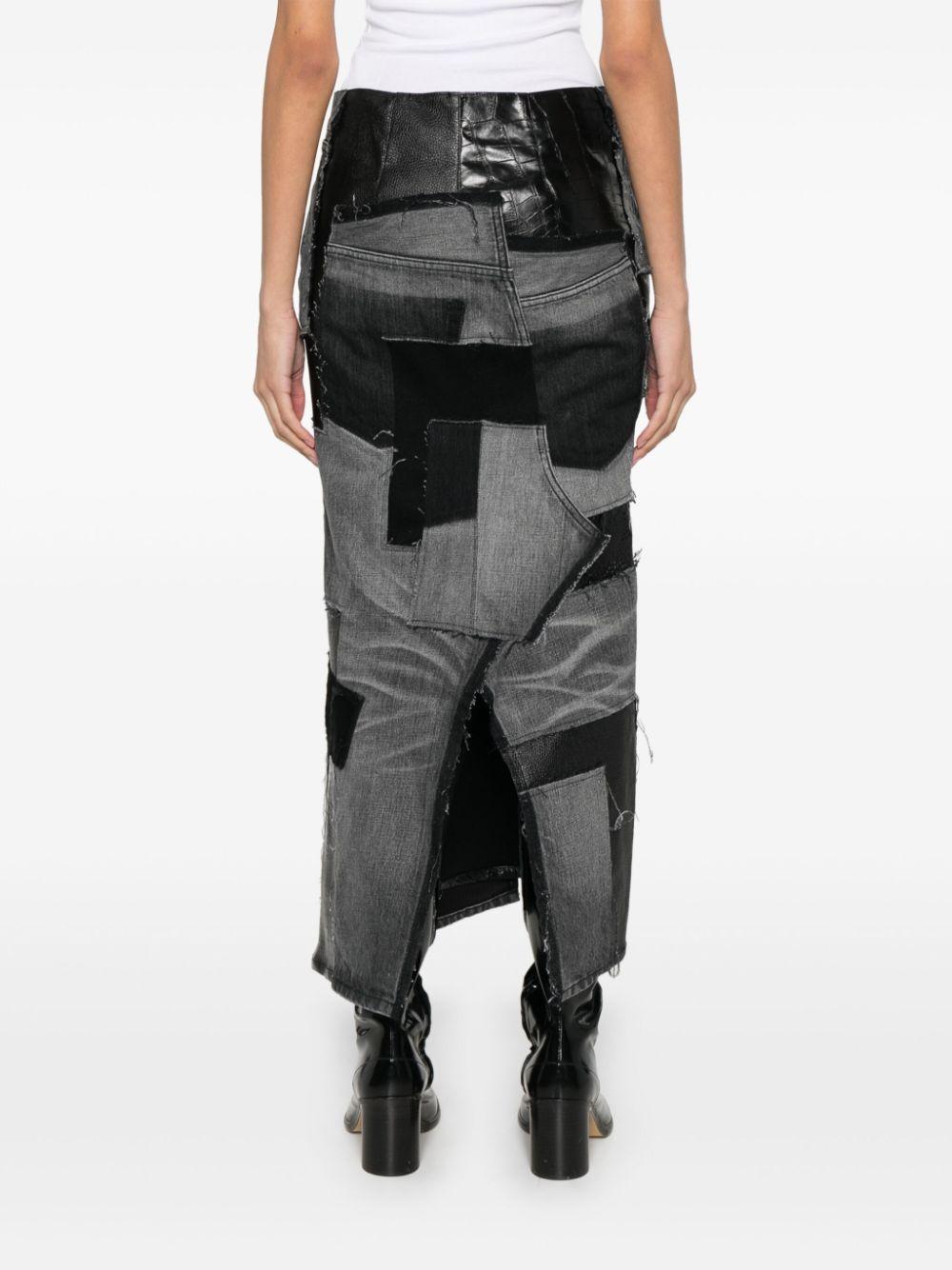 Junya Watanabe レディース グレー パネル スカート スカート