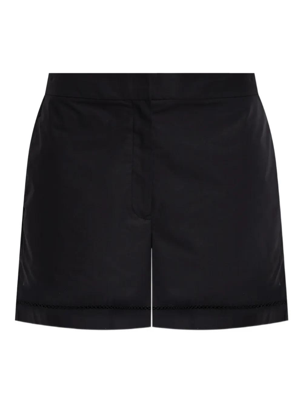 ショートパンツ THEORY Women Shorts  Burmudas P0101215 001 Black Theory Leather Belted Paperbag Cuffed Shorts | ShopSimon