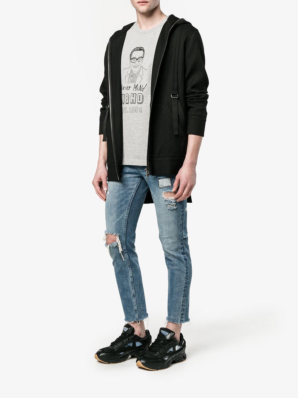 adidas By Raf Simons Leather X Adidas Ozweego Bunny in Black for Men | Lyst