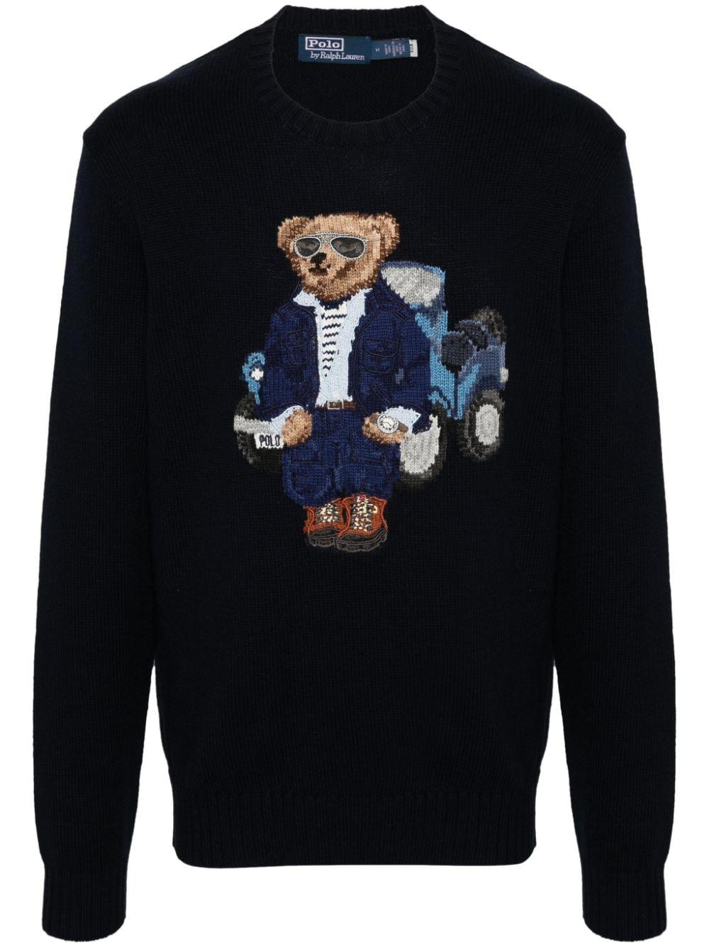 Polo Ralph Lauren Polo Bear Sweater in Blue for Men Lyst