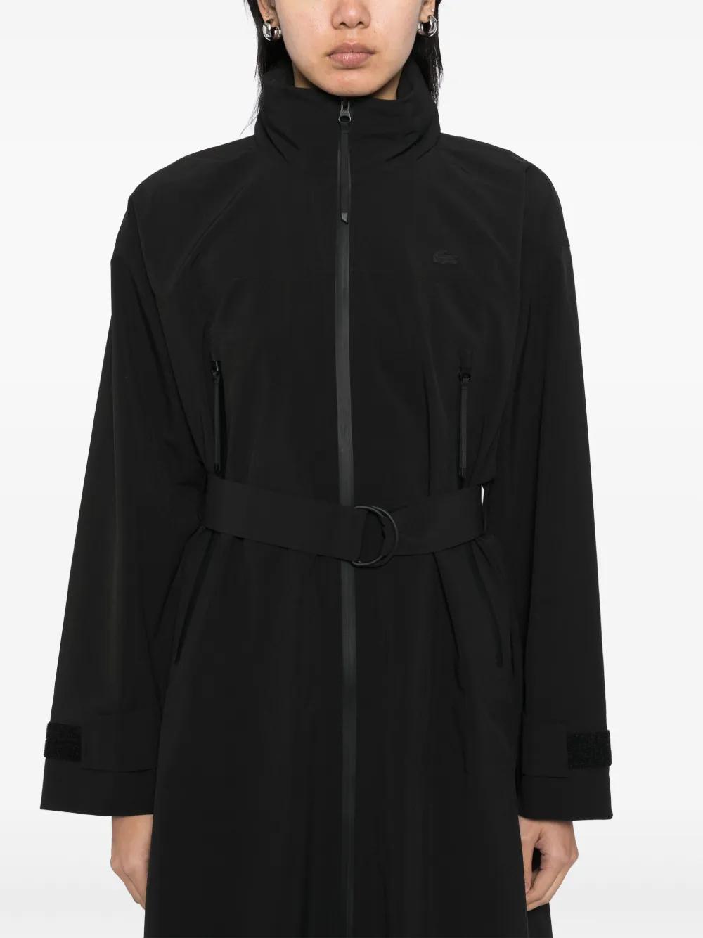 Mantel Lacoste Lacoste Regenjacke Schwarz Lacoste Parka Mit Kapuze