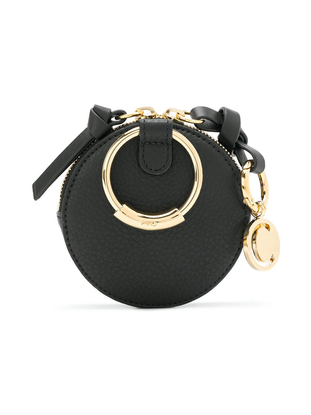 chloe round coin purse
