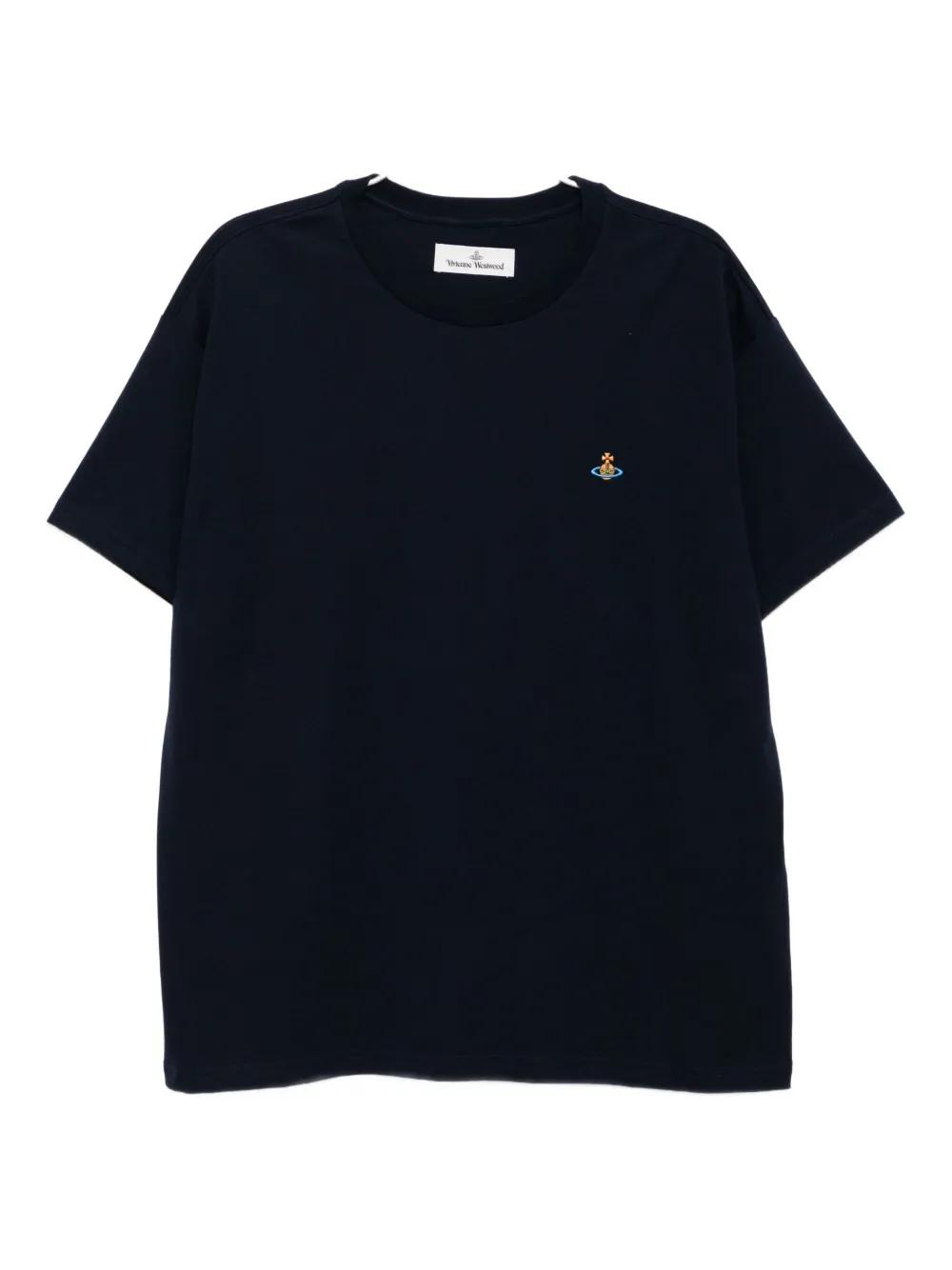 Tシャツ・カットソー Vivienne Westwood Midnight Blue Cotton T-Shirt T-shirt Vivienne Westwood Blue size L International in