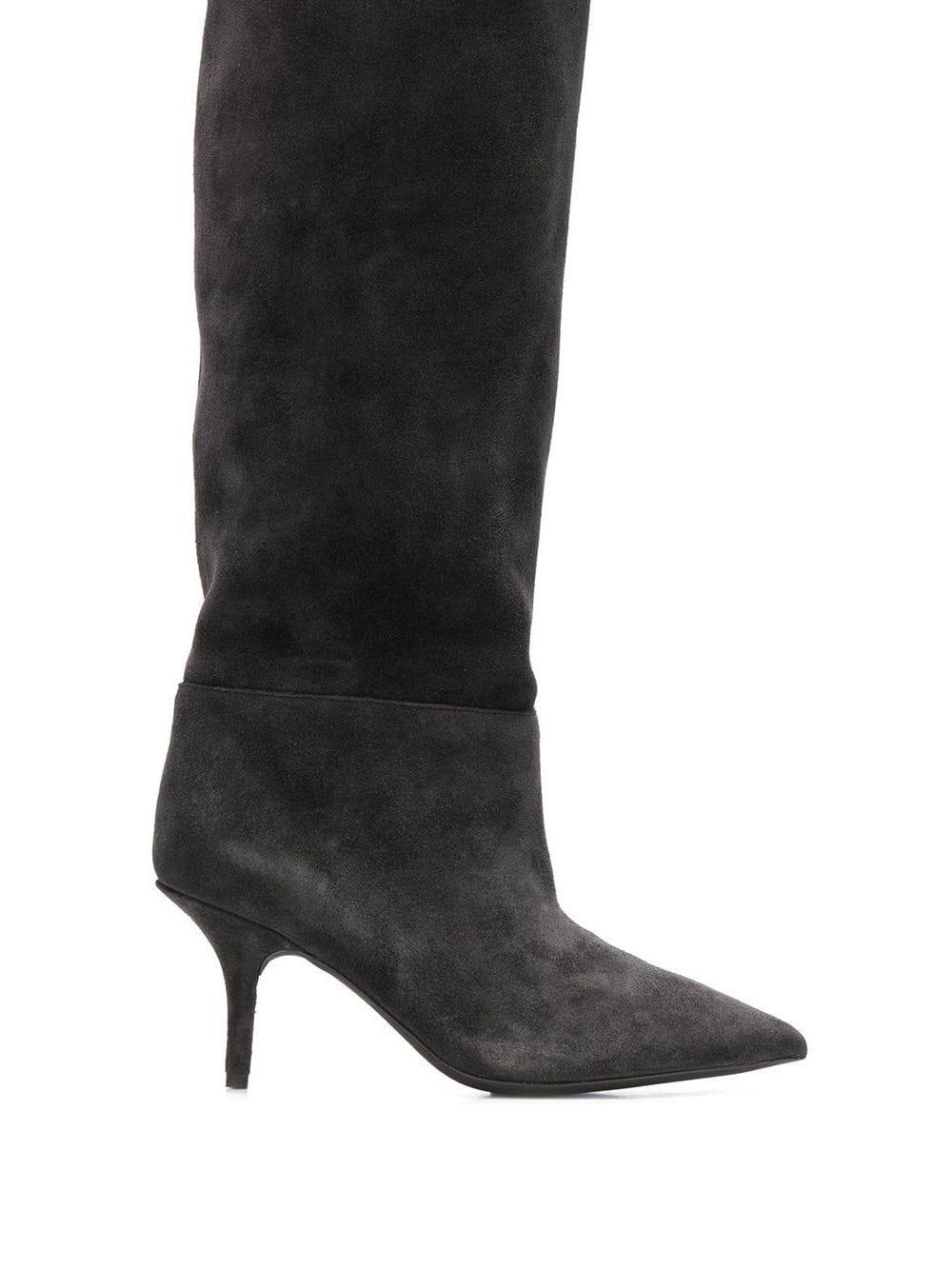 gray knee high