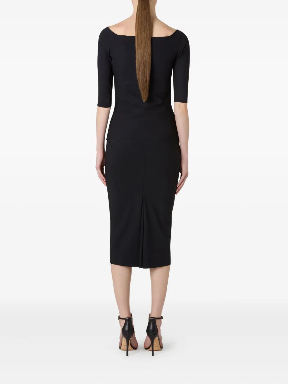 La Petite Robe Di Chiara Boni Sweetheart-Neckline Three-Quarter