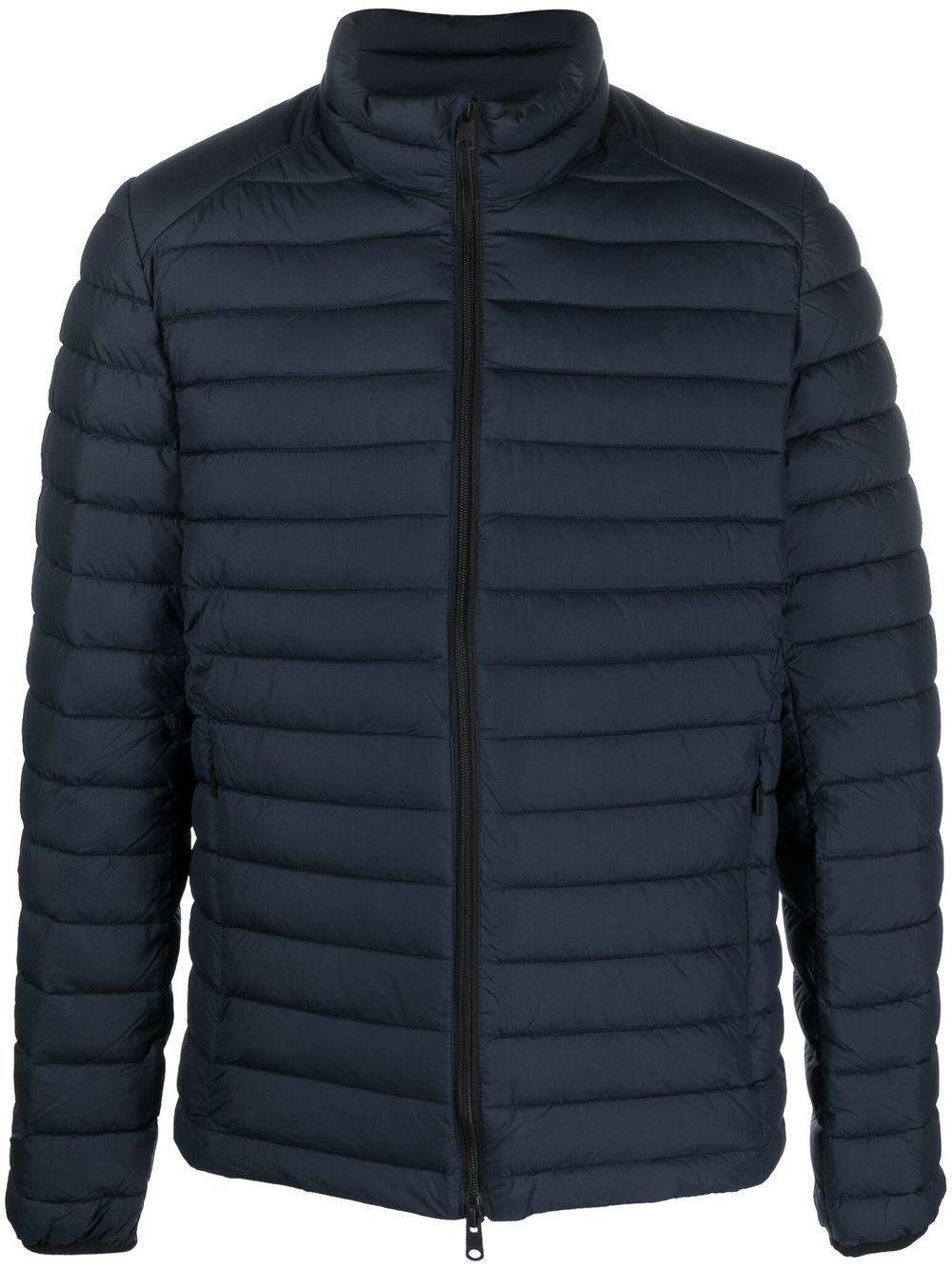 Ecoalf Beret Quilted Jacket in Blue for Men | Lyst