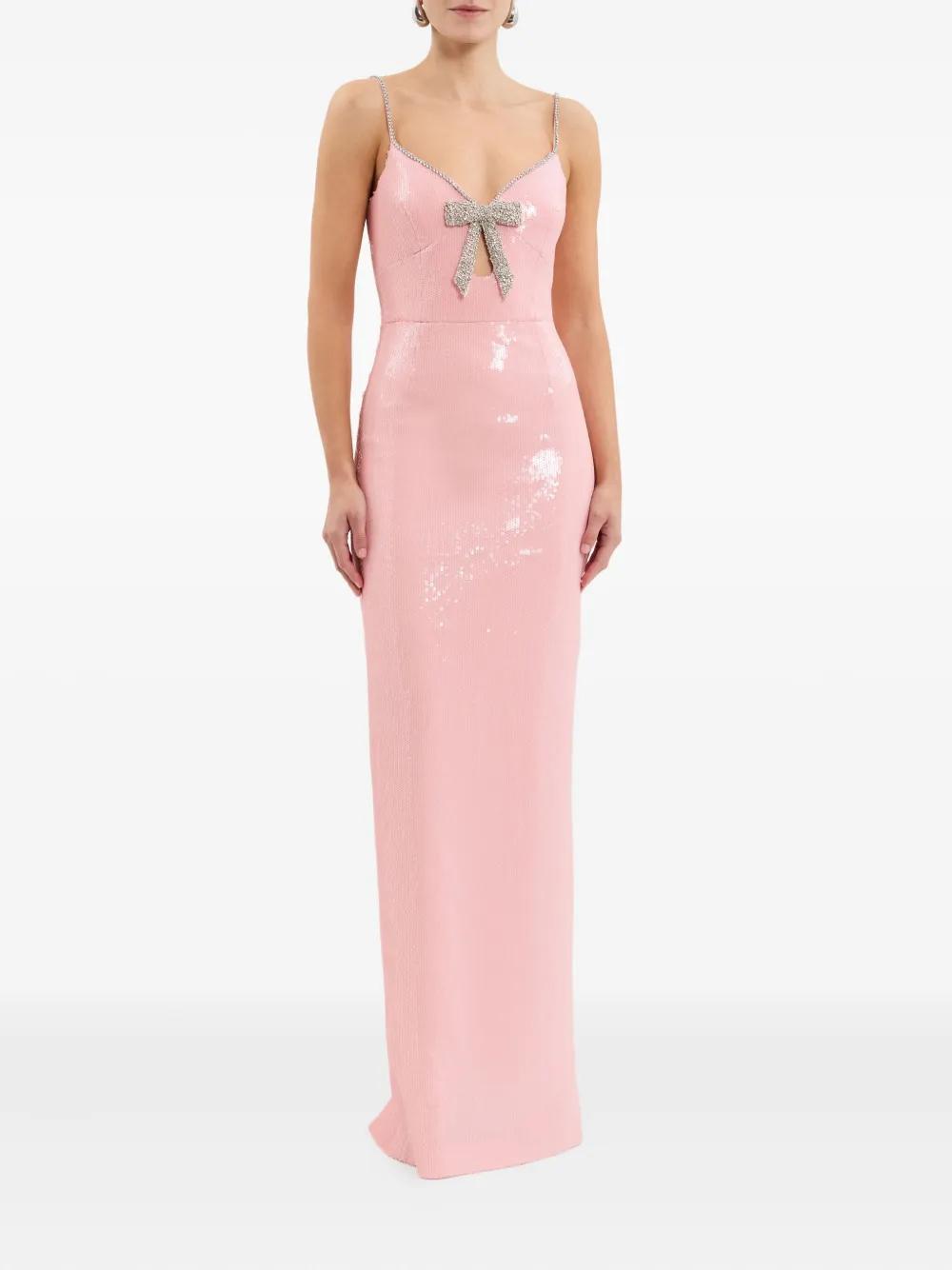 rebecca vallance pink bow dress Precious Bow Mini Dress Size 8