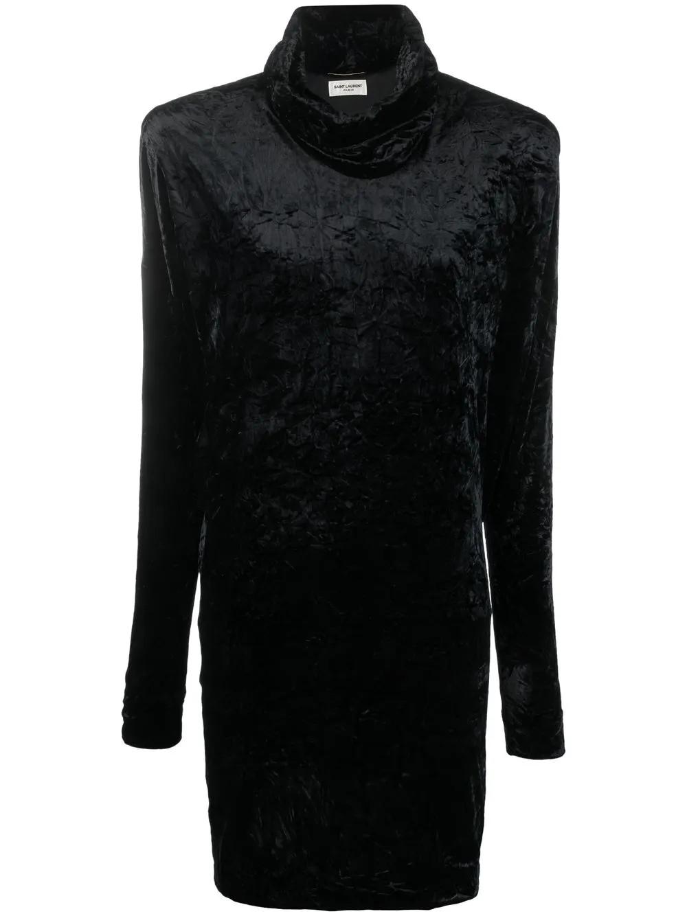 Saint Laurent Velvet Dresses for Women | Lyst