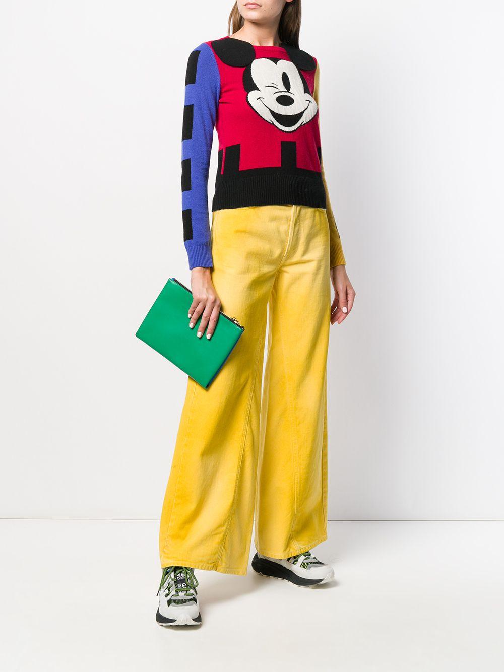 Benetton Mickey Mouse Jumper in Red - Lyst