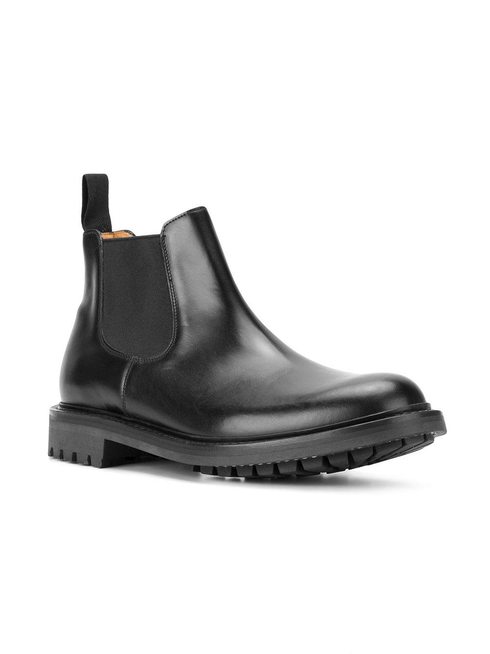 men chunky chelsea boots