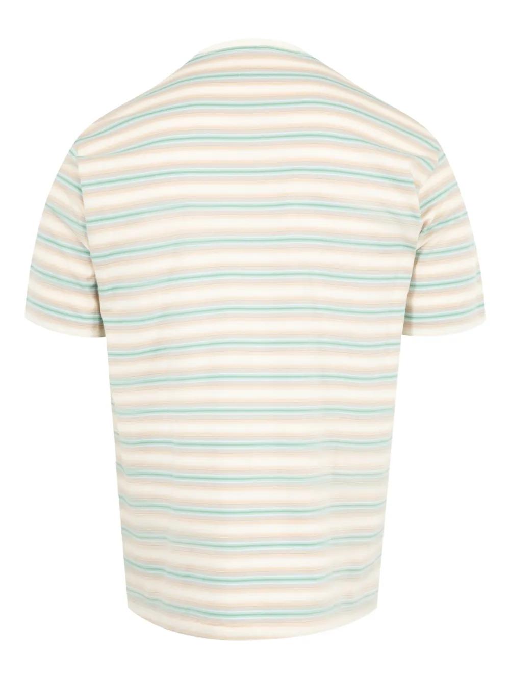 AURALEE ストライプ Tシャツ AURALEE Striped T-Shirt in White for Men | Lyst