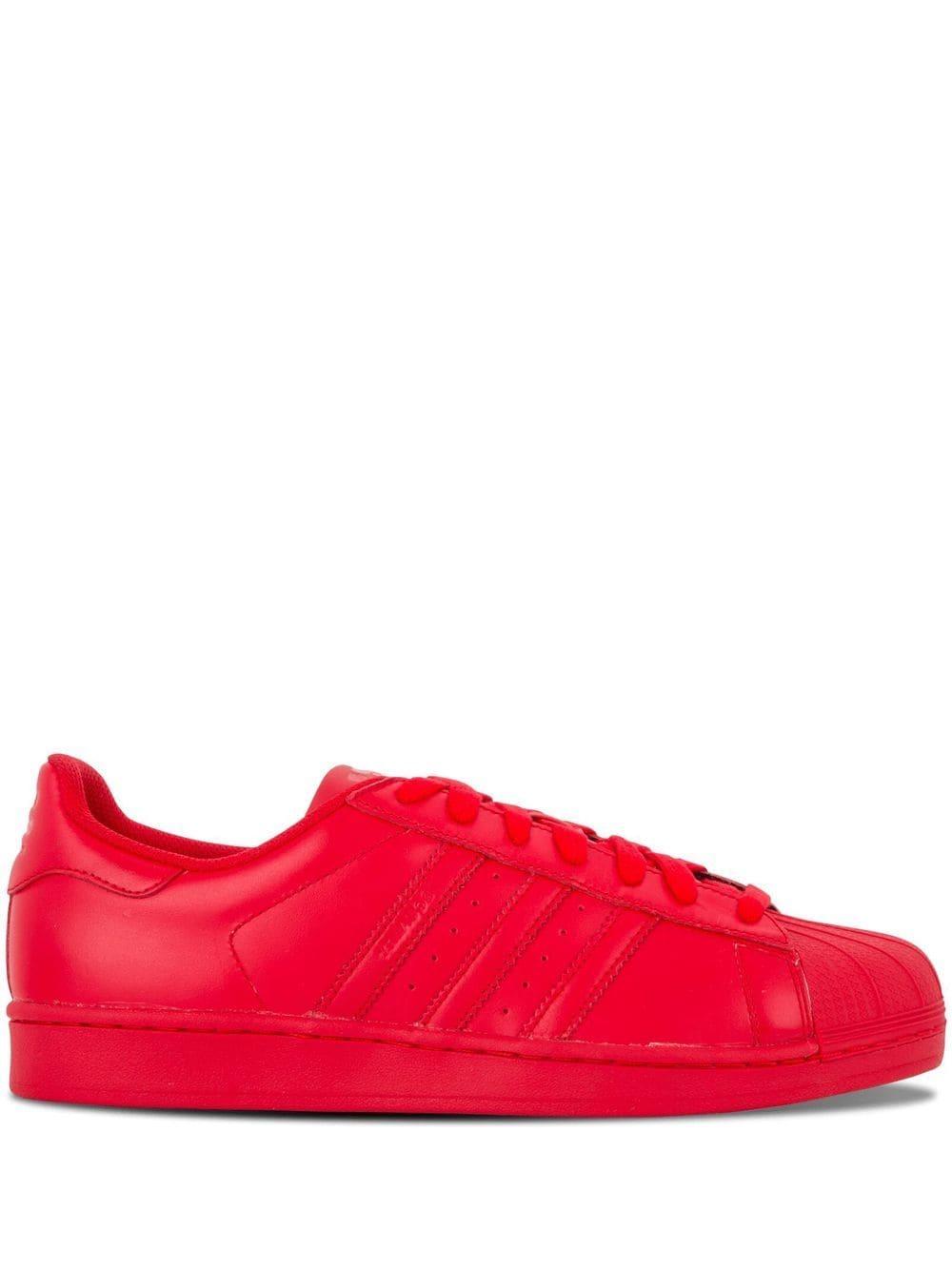 adidas X Pharrell Superstar "supercolor Pack" Sneakers in Red for Men | Lyst