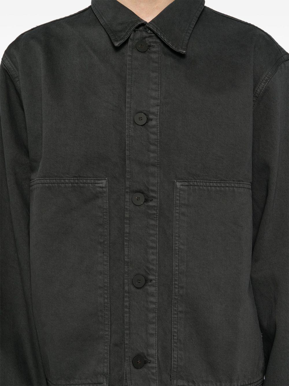 Studio Nicholson Tarmac Graph Denim Jacket in Black for Men | Lyst UK