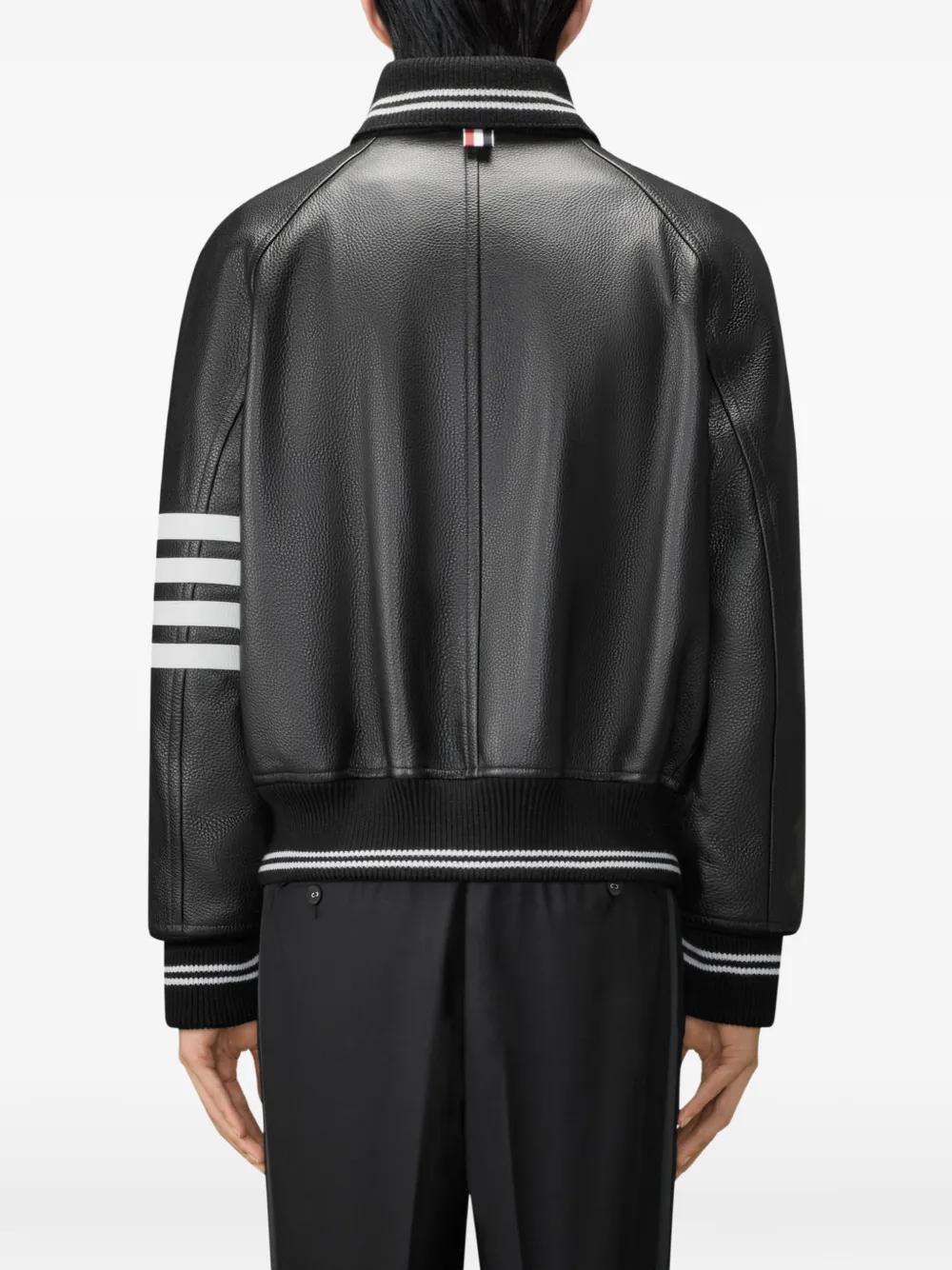 【90%OFFセール】THOM BROWNE ボンバージャケット 光沢 レザー Thom Browne Jackets for Men | Online Sale up to 65% off | Lyst