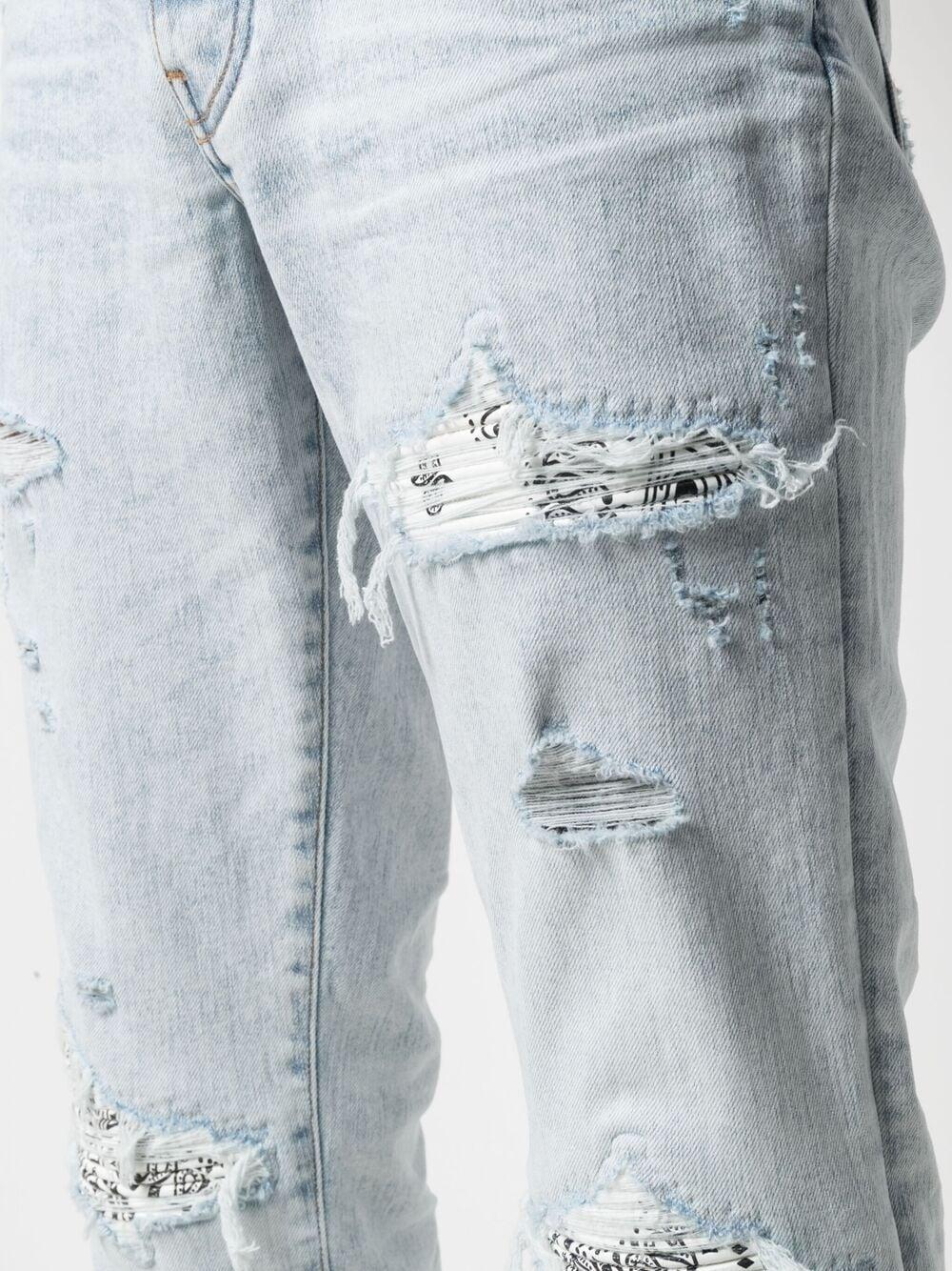 Amiri Denim Slim-fit Jeans in het Blauw voor heren - Lyst
