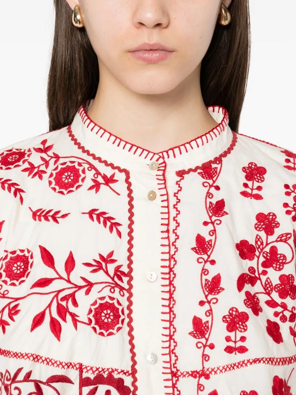 Antik Batik Blouse De Mamie Blouse Mamie À Broderies Antik Batik