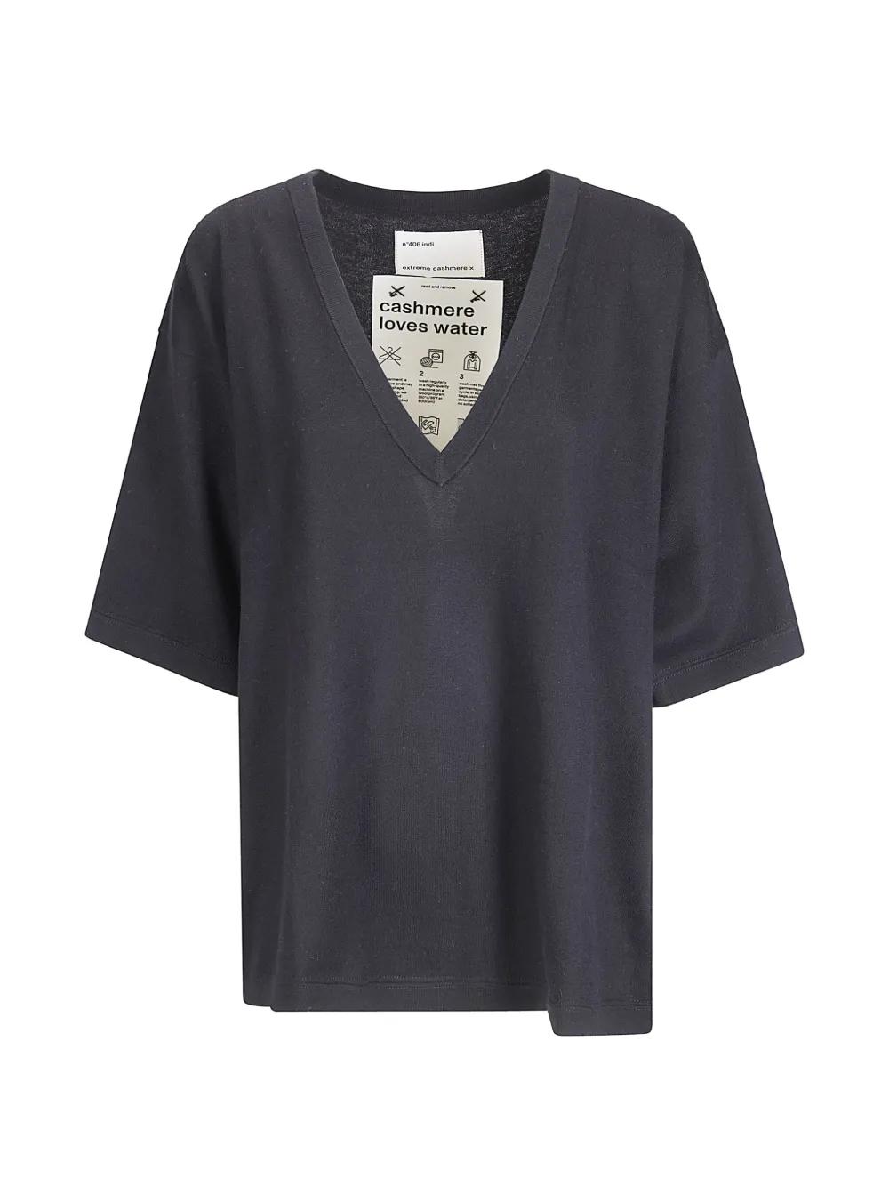 extreme-cashmere-grey-V-Neck-T