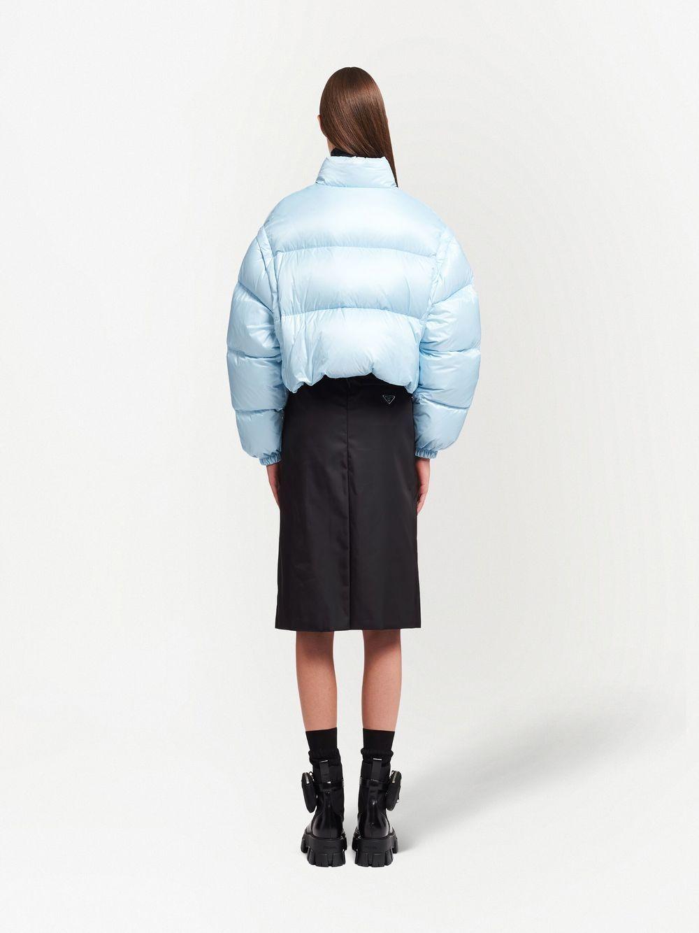 Prada blue online puffer