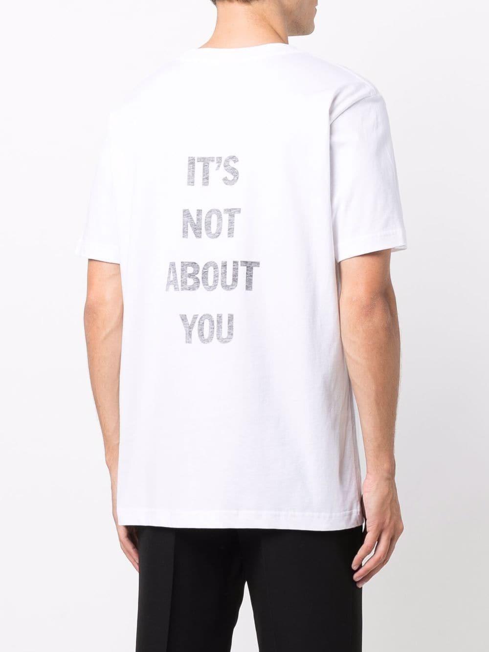 zwanger instinct Weggooien Helmut Lang It's All About You T-shirt in White for Men | Lyst