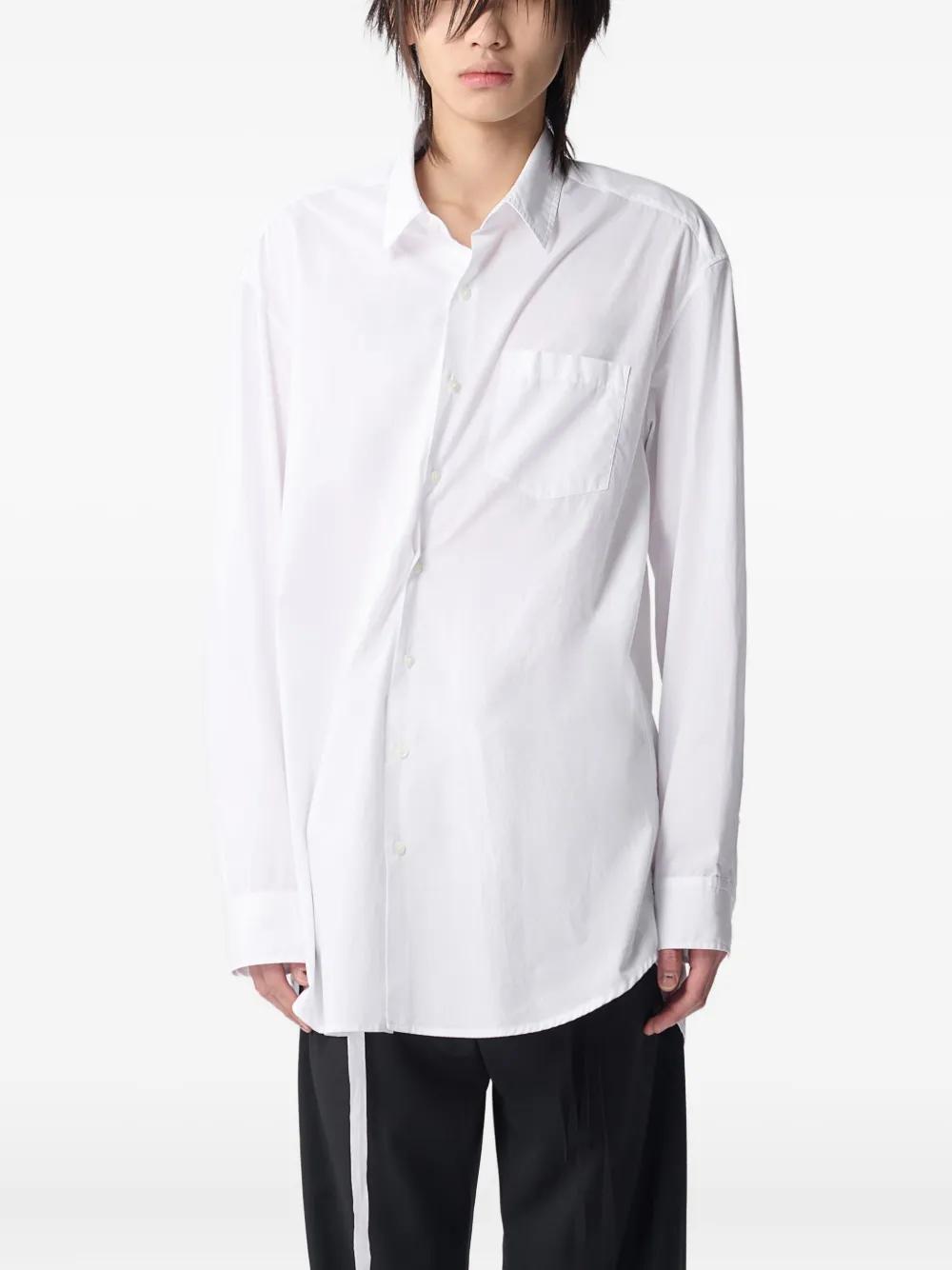 ANN DEMEULEMEESTER ホワイト 長袖シャツ ドレスシャツ S メンズ Ann Demeulemeester カジュアルシャツ & ワイシャツ