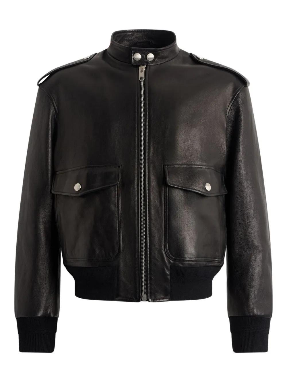 bally-black-Chaqueta-con-