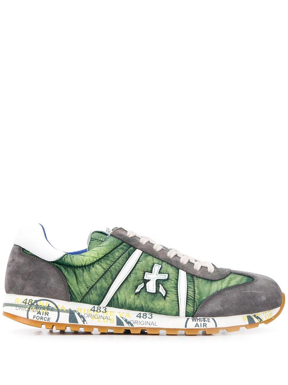 Premiata Leather Lucy Var 4574 Sneakers in Green for Men - Lyst