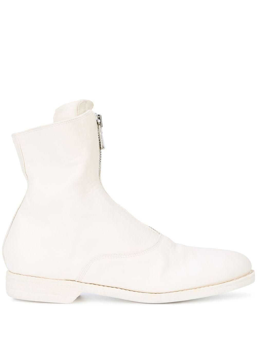 guidi white boots