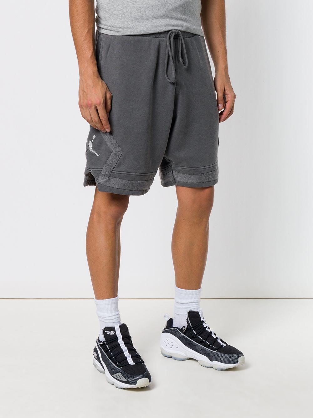 Nike Jordan Sportswear Diamond Washed Fleece Shorts in Gray for Men | Lyst