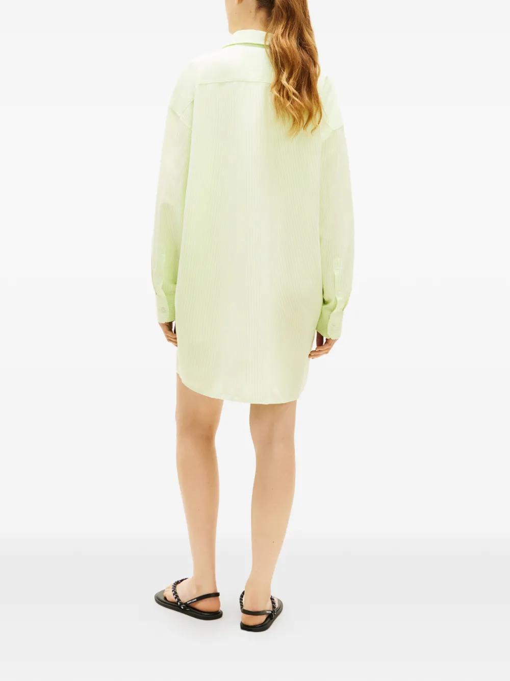 green emerald velvet dress TOMMY HILFIGER Preppy Green T Shirt Dress Short Sleeve Stripe Accent main image 1