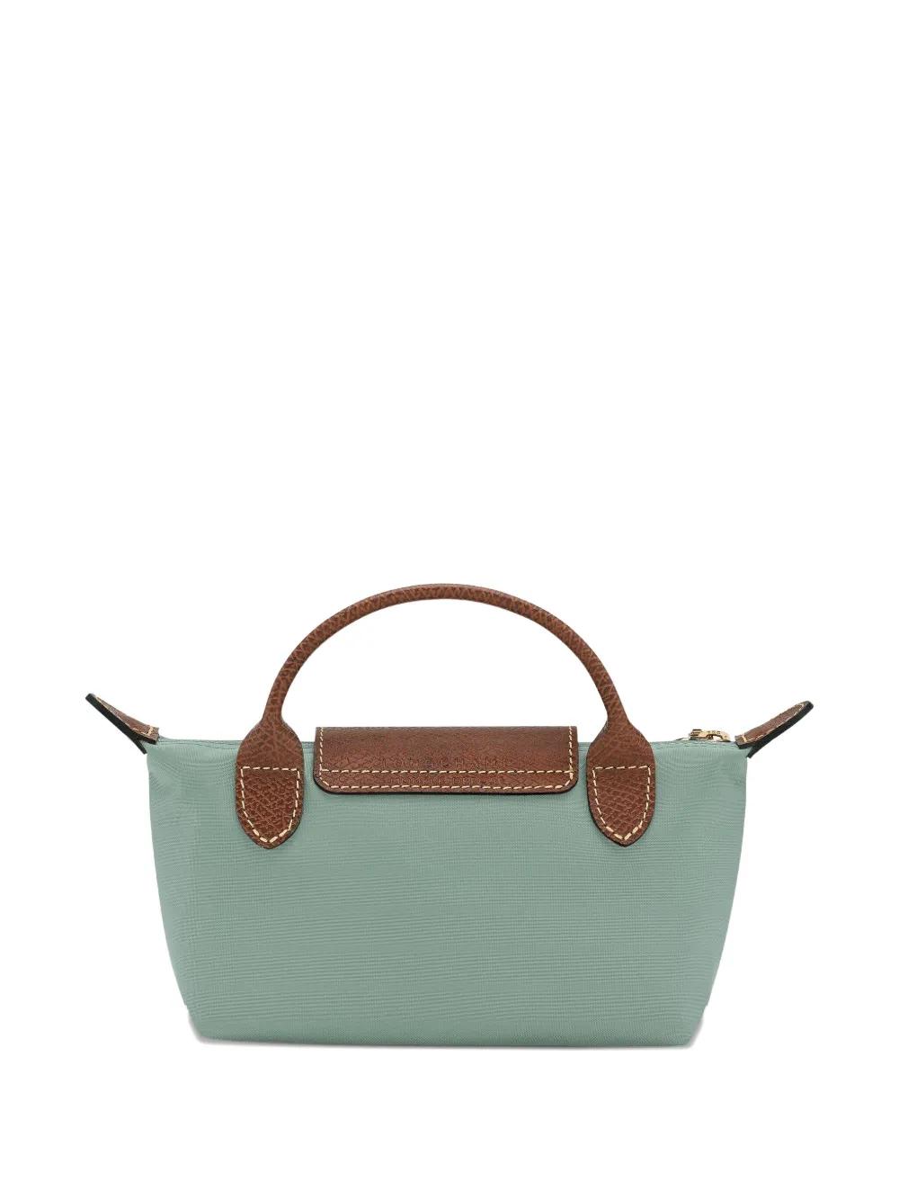 クラッチバッグ Longchamp Le Pliage Green Graphite Coloured Clutch Bag Longchamp Le Pliage Green Graphite Coloured Clutch Bag