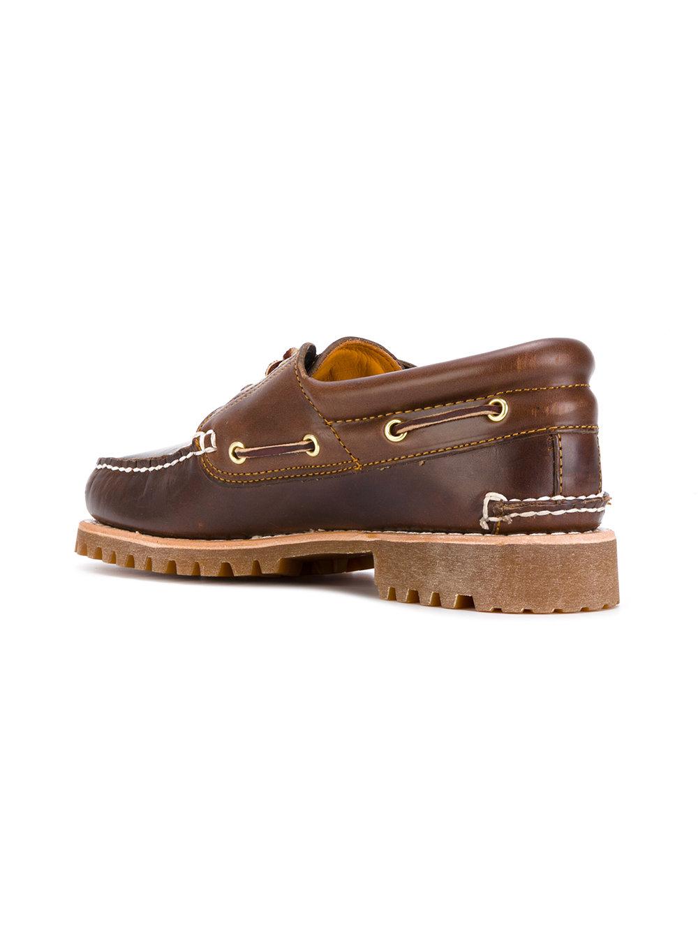 Timberland Leather Boat Shoes in Brown for Men - Lyst
