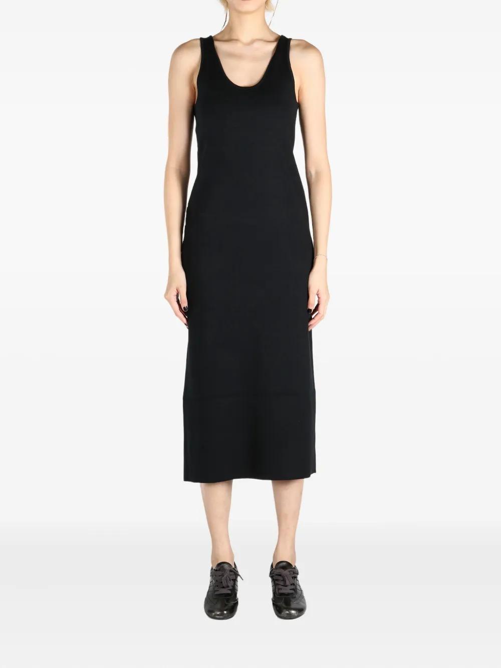 ワンピース auralee DOUBLE FACE KNIT DRESS Cotton Silk Strech Double Face Knit Dress – La Garçonne