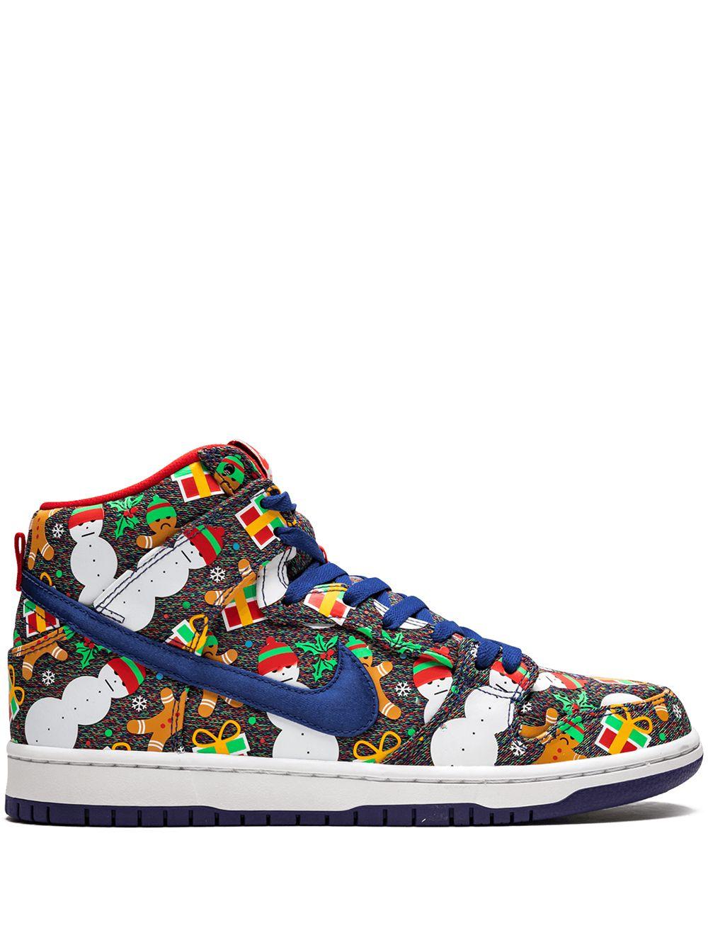 Nike Sb Dunk High Trd Qs 'ugly Christmas Sweater' Shoes in Blue for Men |  Lyst