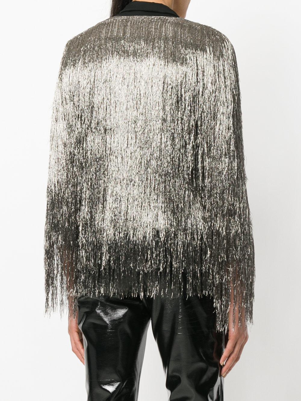 tinsel fringe jacket